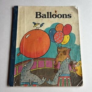 Vintage Children's Paperback Book Balloons Reader